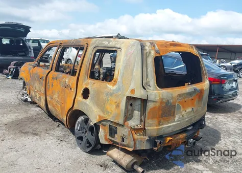 2014 Honda Pilot Ex-L from USA, damaged, VIN 5FNYF4H51EB014071